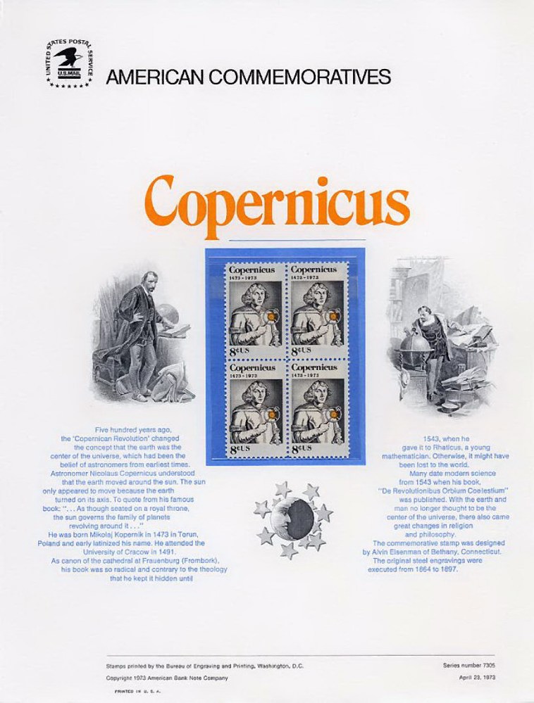 Copernicus Commemorative Panel